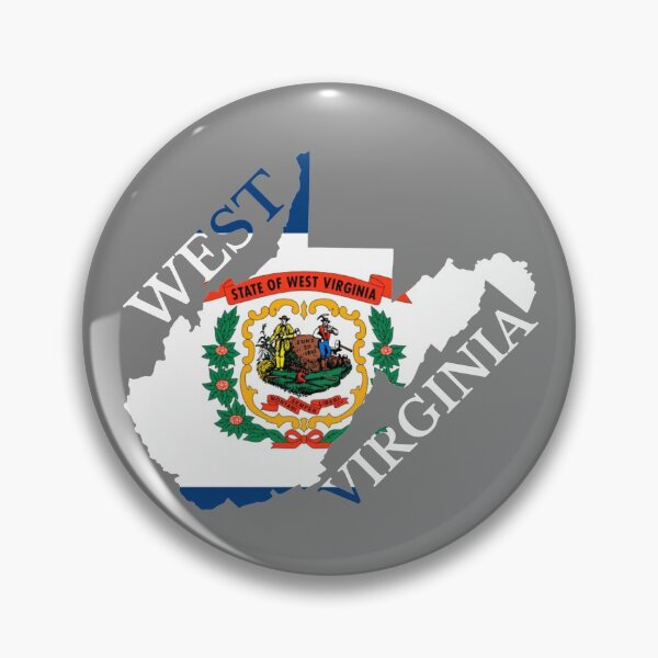 Item preview, West Virginia Flag Map designed and sold by marosharaf.
