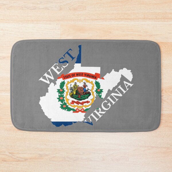 Item preview, West Virginia Flag Map designed and sold by marosharaf.