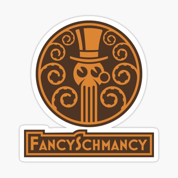 FancySchmancy Logo Sticker