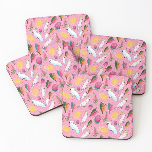 Item preview, Australian Native Flowers and Birds - Pretty in Pink designed and sold by Annalee Beer.