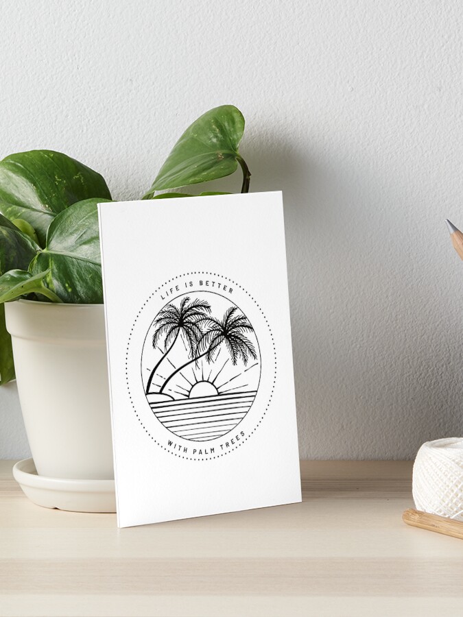 Life Is Better At The Beach Graphic T Shirt Palm Trees Ocean Life Is Better At The Beach Graphic T Shirt Palm Trees Ocean
