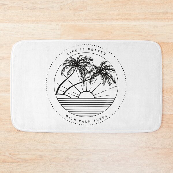 Item preview, Life is better with Palm Trees Hawaiian Shirt - Aloha Shirt for Summer Beach Vacation - Ocean Shirt - Beach Lover Shirt - Island Graphic tee designed and sold by Tom N..