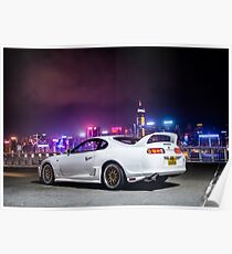 TOYOTA Supra in Hong Kong Poster