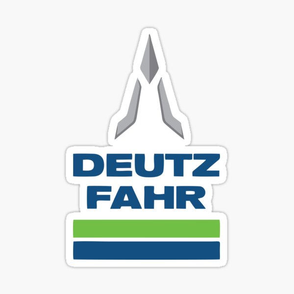 MEILLEUR VENDEUR - Deutz Fahr Logo Merchandise Sticker