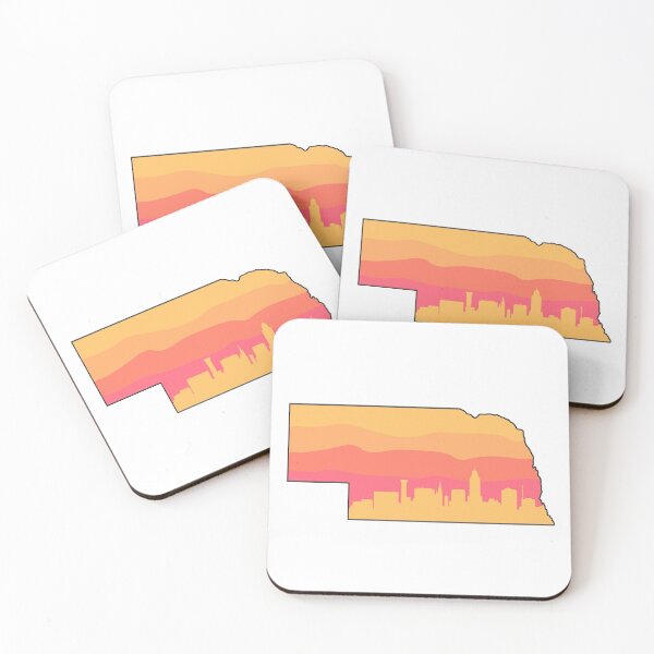 Item preview, Nebraska Lincoln Skyline Sunset designed and sold by sydneyurban.