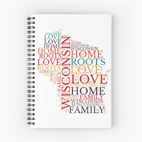 Item preview, Wisconsin Home, Love, Roots and Family Map designed and sold by marosharaf.