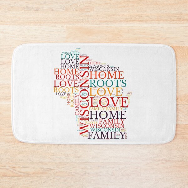 Item preview, Wisconsin Home, Love, Roots and Family Map designed and sold by marosharaf.