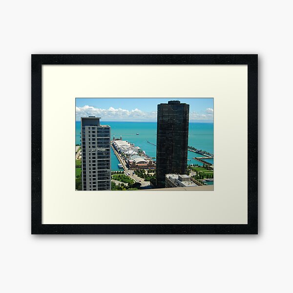 Chicago IL Navy Pier Framed Art Print