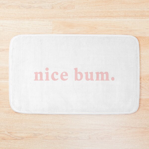 Nice Butt Bum Bath Mat Peach Orange Coral Blush Beautiful Cute Bathroom  Rugs for Girls Pink You Look Good Gorgeous Funny Shower Fun Bathroom Decor  Non-Slip Washable Kids Women : : Home