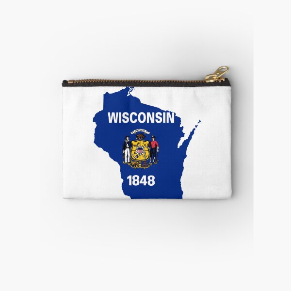 Item preview, Wisconsin Flag Map designed and sold by marosharaf.