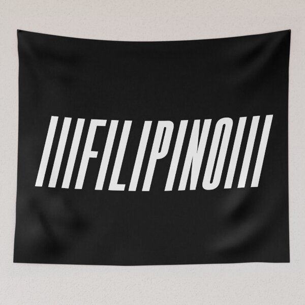 Item preview, FILIPINO WHITE TEXT ITALIC designed and sold by aydapadi.