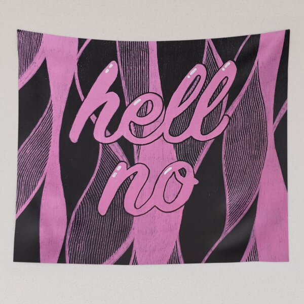Item preview, Hell no designed and sold by LeftOfMeridian.