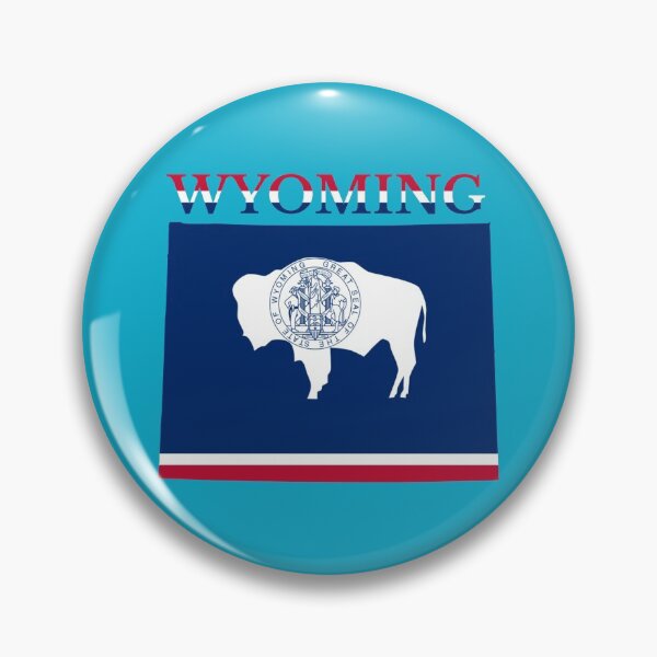 Item preview, Wyoming State  Flag Map designed and sold by marosharaf.
