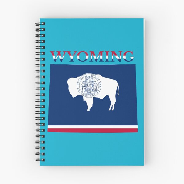 Item preview, Wyoming State  Flag Map designed and sold by marosharaf.