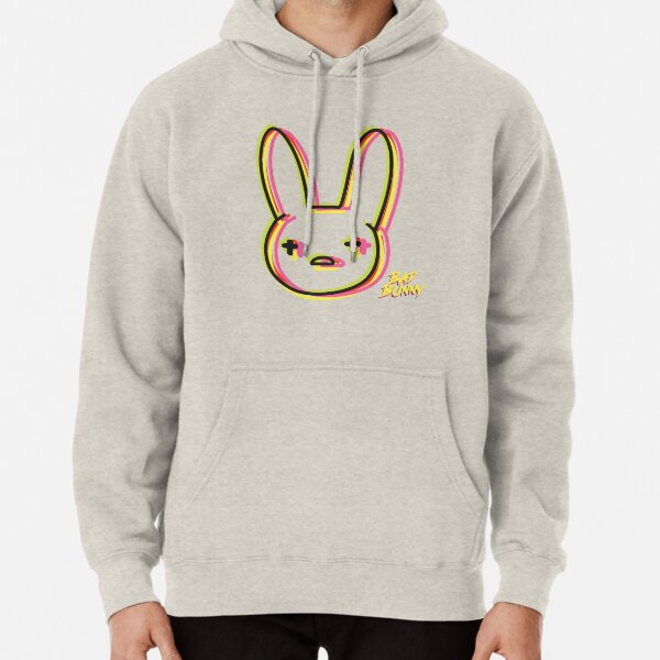 Bad Bunny Neon Sudadera con capucha