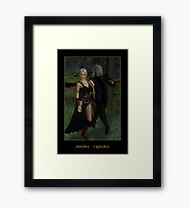 Double Trouble (Mog & Damara) Framed Print