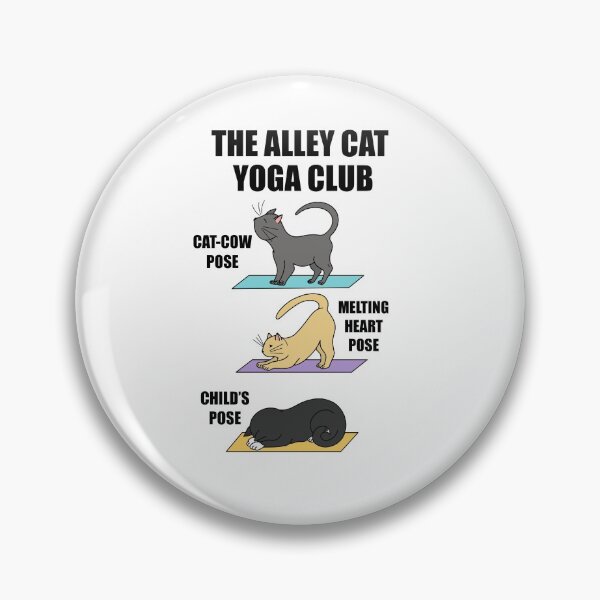 Item preview, The Alley Cat Yoga Club Cat Lover Yoga Design designed and sold by Gsallicat.
