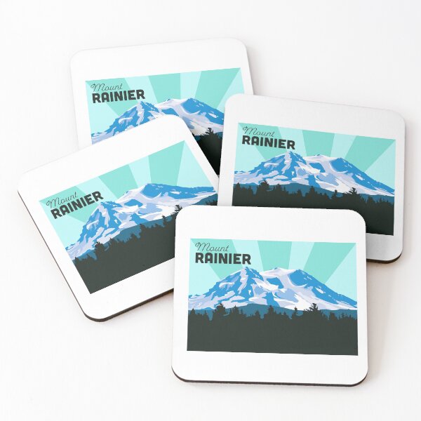 Artikelvorschau, Mount Rainier Seattle Postkarte entworfen und verkauft von Alli ML.