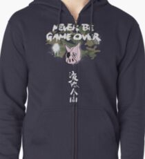 Sudadera con capucha y cremallera Nunca se acabe el juego