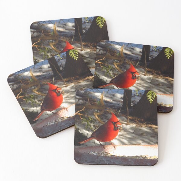 Item preview, A Cardinal comes to call designed and sold by MarianBendeth.