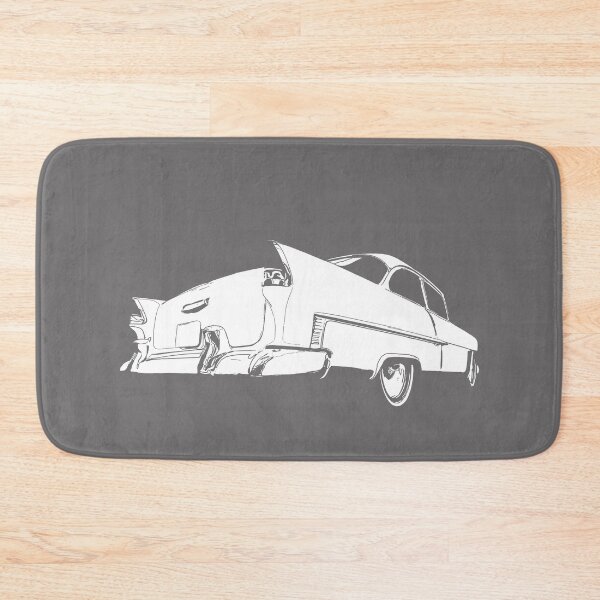 Item preview, 1955 Chevy stylized - white on dark background designed and sold by mal-photography.