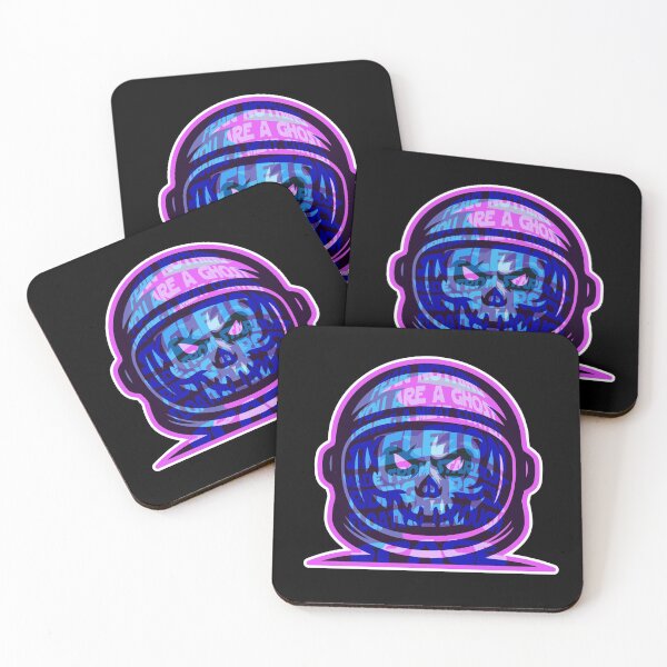 Item preview, Vaporwave Skull Cosmic Astronaut Helmet Space Cowboy Soul designed and sold by el-em-cee.