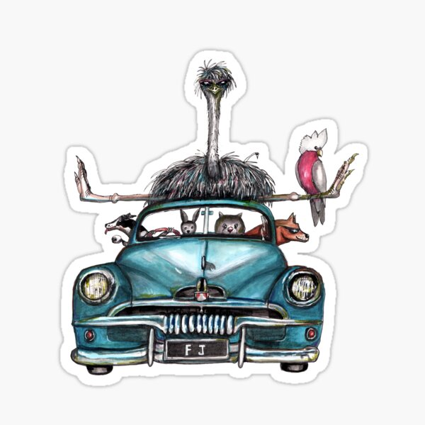 FJ Aussie party Sticker