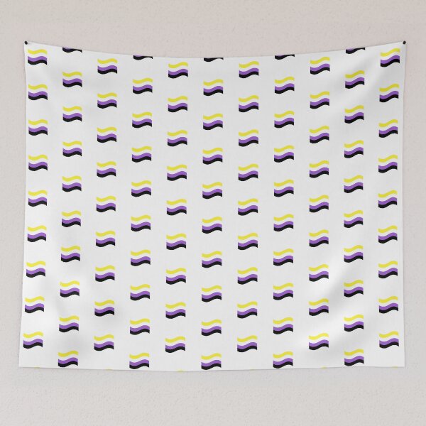 Item preview, Nonbinary Pride Flag designed and sold by mockingjaeart.