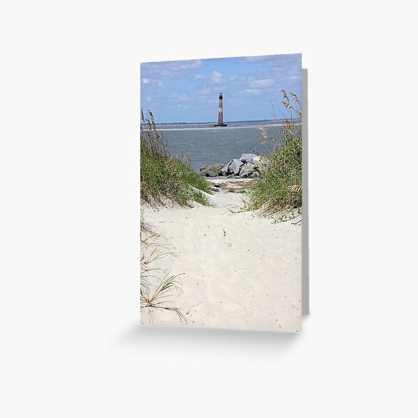 Morris Island Lighthouse Greeting Card