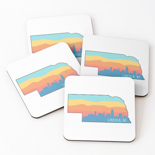 Item preview, Nebraska Lincoln Skyline Sunset designed and sold by sydneyurban.