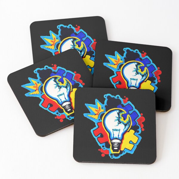 Item preview, Autism awareness graffiti (style 2) designed and sold by Anna Newman.