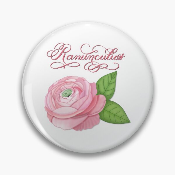 Item preview, Pink Ranunculus Flower designed and sold by Gsallicat.