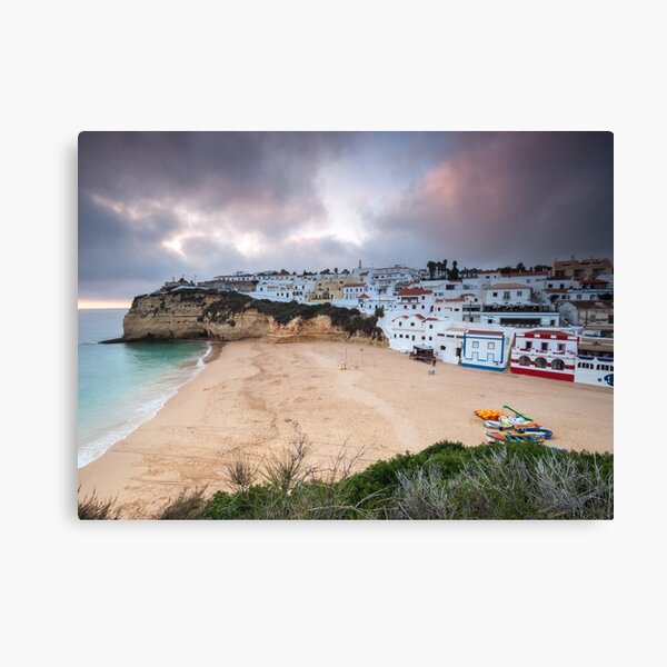 Sunset at Carvoeiro Canvas Print