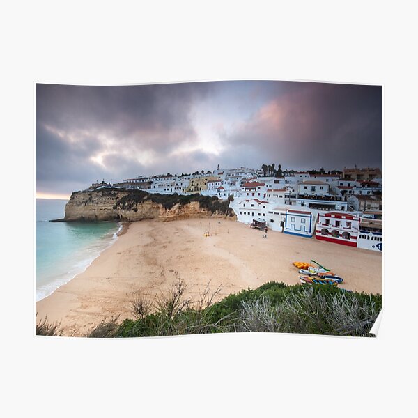 Sunset at Carvoeiro Poster