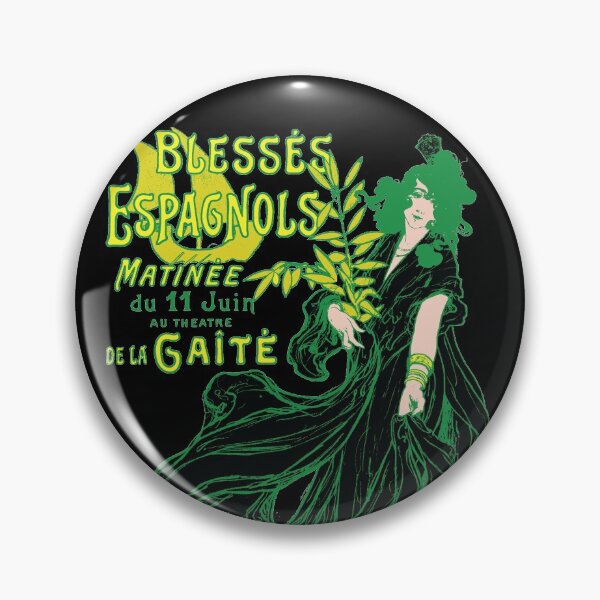 Item preview, Simplified French Art Nouveau Advertising Poster, Spanish Maja Blesses Espagnols designed and sold by pelagio.