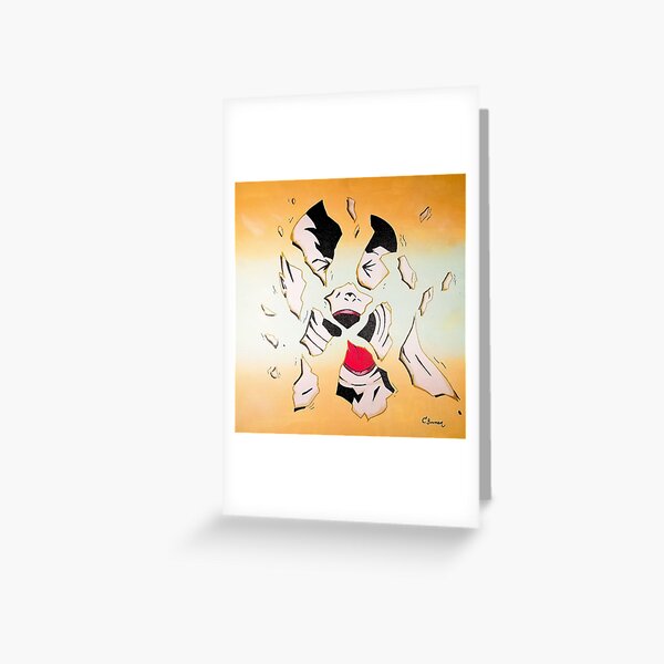 "A Broken Man" Greeting Card