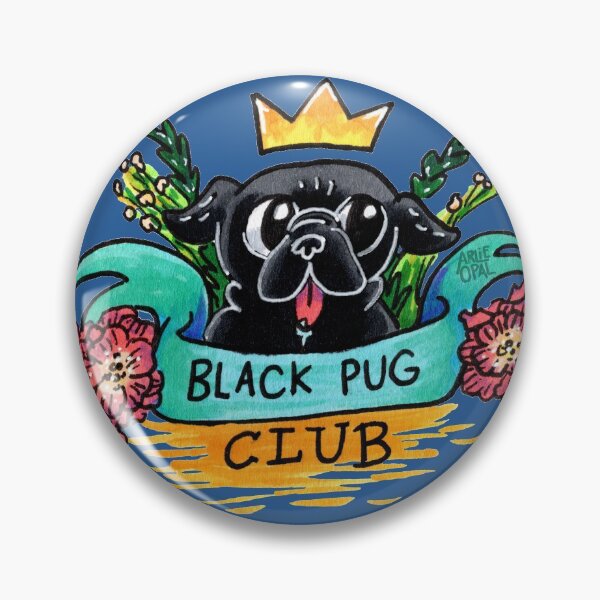 Item preview, Black Pug Club designed and sold by arlieopal.