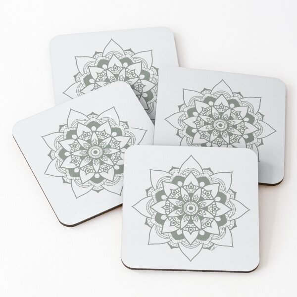 Item preview, Mandala White Green designed and sold by Sie Douglas-Fish.