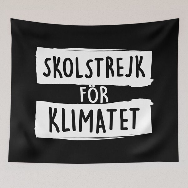 Item preview, School strike for climate Greta Thunberg designed and sold by MaiZephyr.