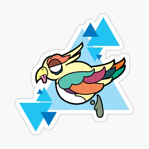 Bird Dropping Bomb Sticker