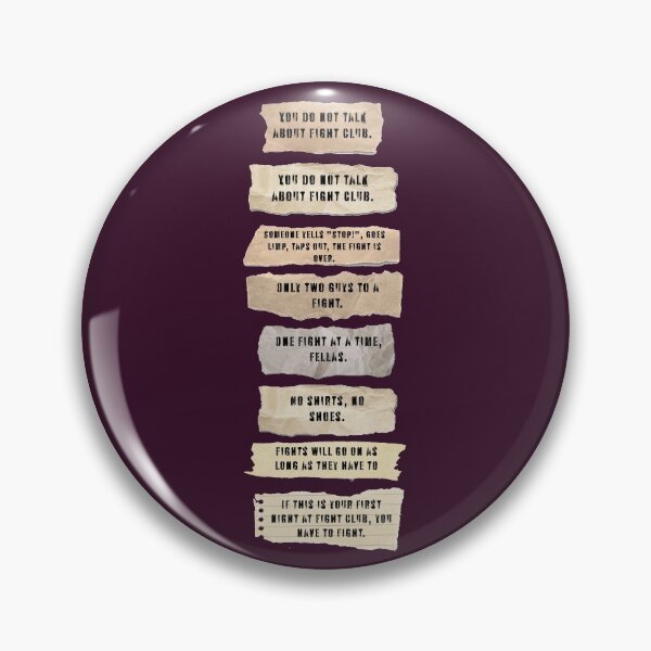 Item preview, Fight Club Rules designed and sold by 5040designs.