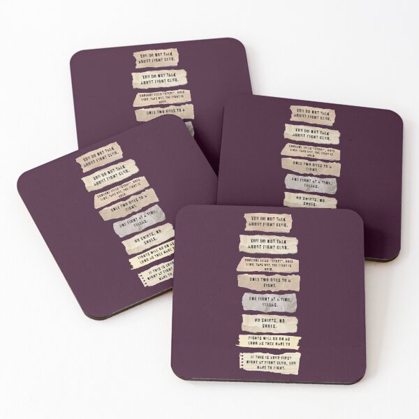 Item preview, Fight Club Rules designed and sold by 5040designs.