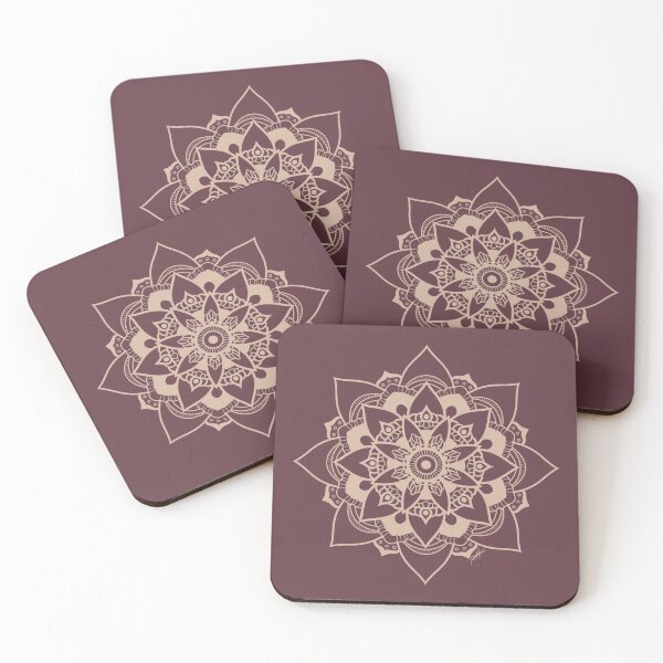 Item preview, Mandala maroon gold designed and sold by Sie Douglas-Fish.