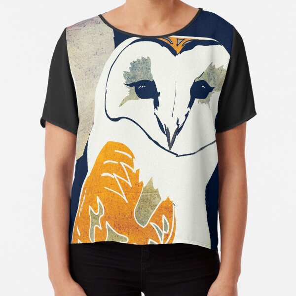 Barn Owl Chiffon Top