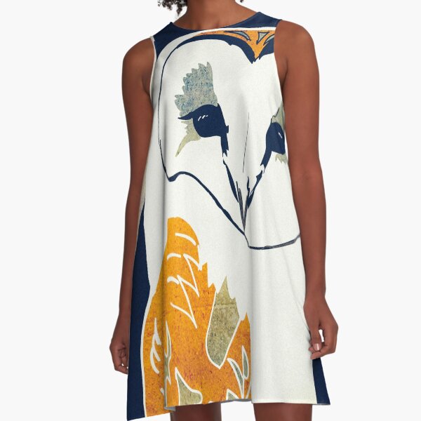 Barn Owl A-Line Dress