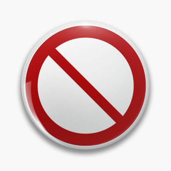 Item preview, Ban Symbol designed and sold by Symbolical.