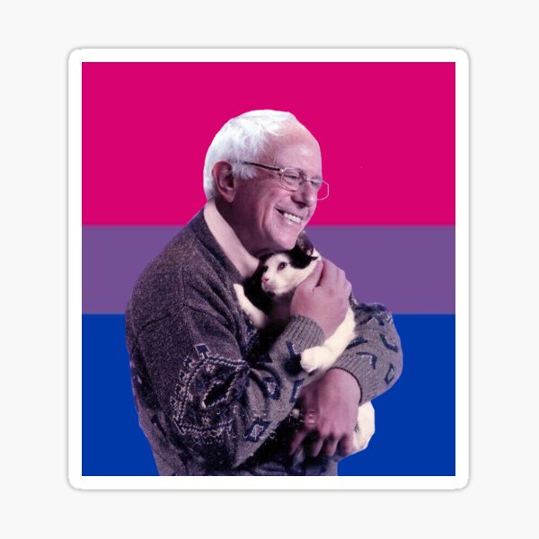 Item preview, bernie sanders bisexual pride flag  designed and sold by zestyanna.