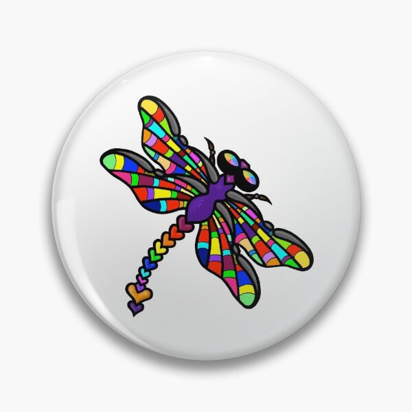 Item preview, Beautiful Multi-Coloured Dragonfly - SoloFlyght  by Amanda M Lucas designed and sold by Amanda Lucas.