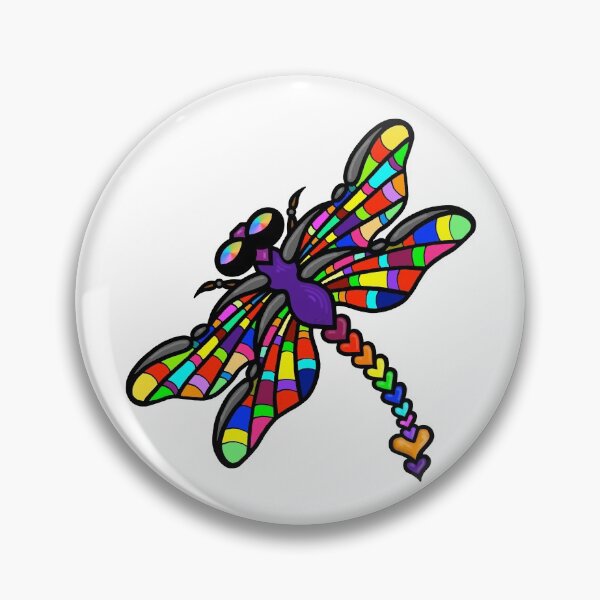 Item preview, SoloFlyght - Beautiful Multi-Coloured Dragonfly - Small Dragonfly by Amanda M Lucas designed and sold by Amanda Lucas.