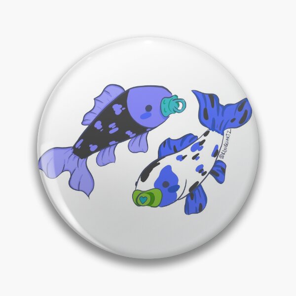 Item preview, binky fish but in blue designed and sold by rinquartz.